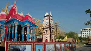 जयपुर में रिहर्सल के दौरान अजमेर की झांकी ''अद्भुत अजमेर''