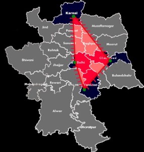 Golden Quadrilateral of NCR Smart Cities