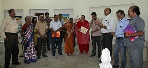 कलावृत के सचिव हमीा सिंह राठौड़ कलाकारों एवं अधिकारीयों को धन्यवाद देते हुये