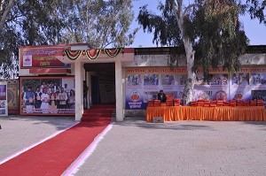 सूचना केन्द्र अजमेर में आयोजित विकास प्रदर्शनी का दृश्य।